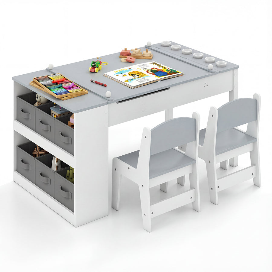 Table pour enfants avec 2 chaises — Monptitlou