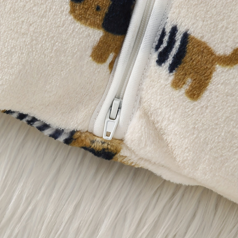 Cadeaux de baptême et robes pour bébé, motif à pois, chiot — Monptitlou