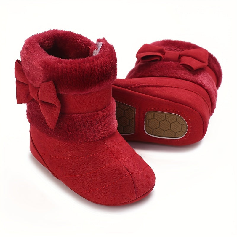 Chaussures pour bébé de 0 à 1 an Filles Hiver Polaire Confortable — Monptitlou