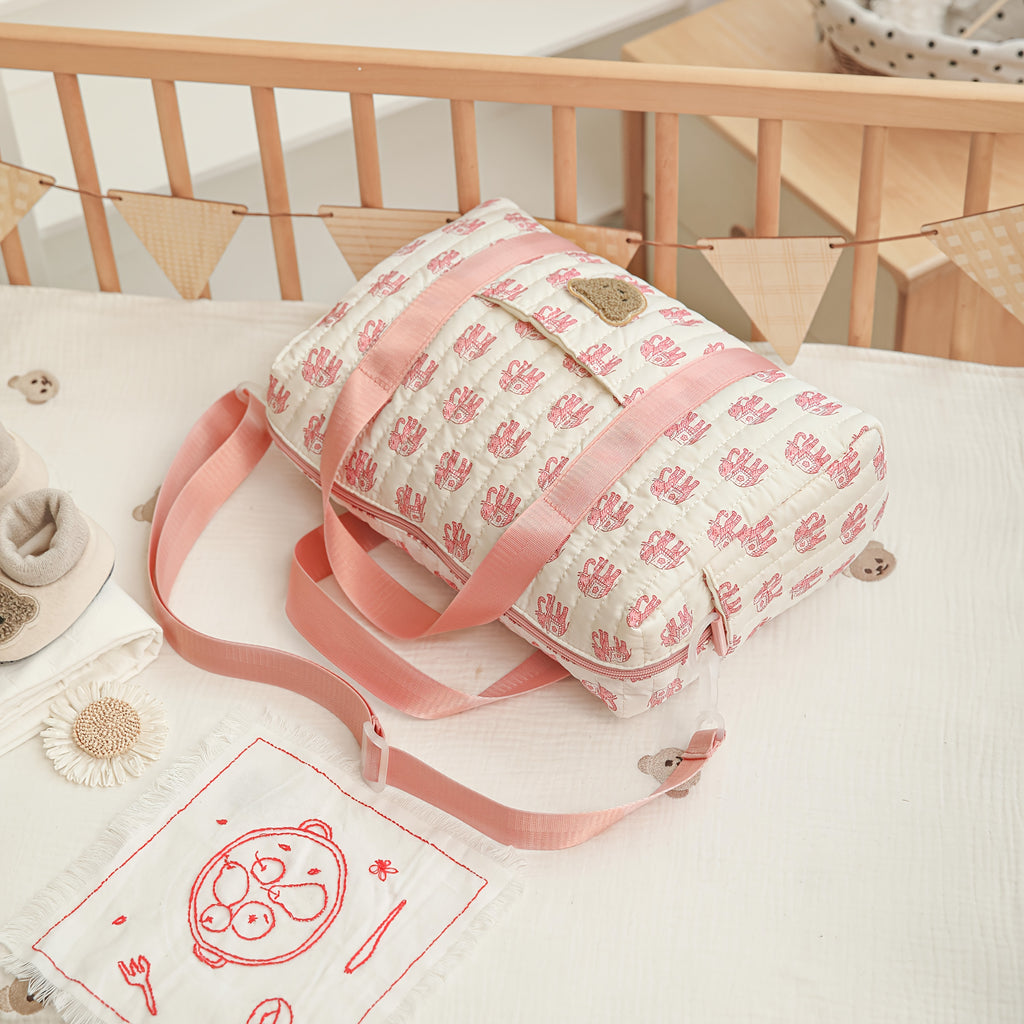 [Sac à langes matelassé] Sac à langes moyen — Monptitlou