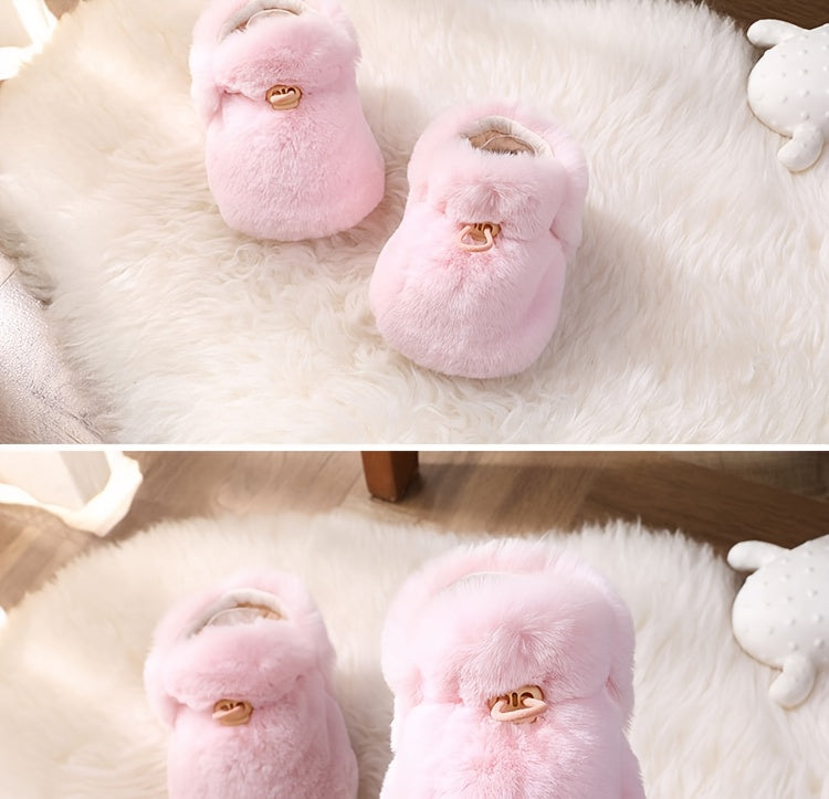 Chaussures de premiers pas pour filles, chaussures de bébé à main, chaussures et chaussettes pour enfants automne/hiver,