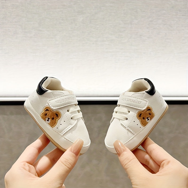Paire de chaussures de sport bébé motif ours cartoon pour garçons et — Monptitlou