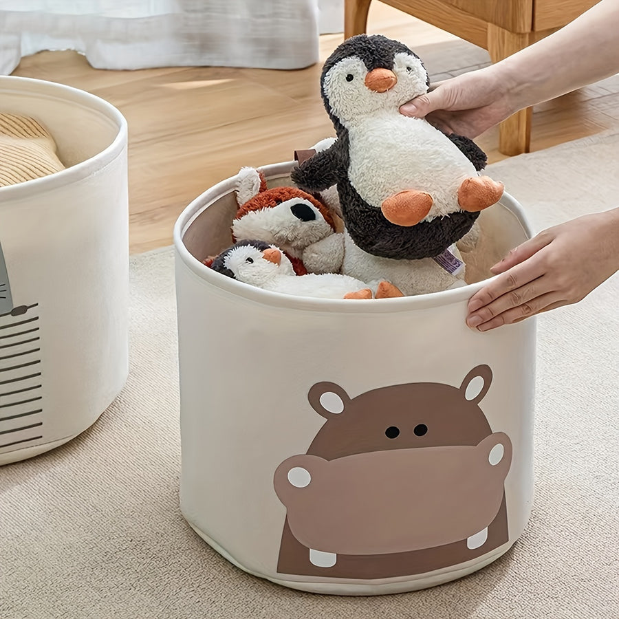 Panier de rangement pour couches avec motif d'animaux mignons — Monptitlou