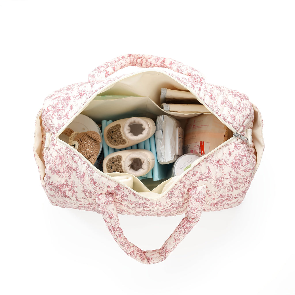 Sac à main imprimé Sac de maman Sac à biberons Sac à couches Organisateur Sac de poussette Sac à suspendre Sac de voyage