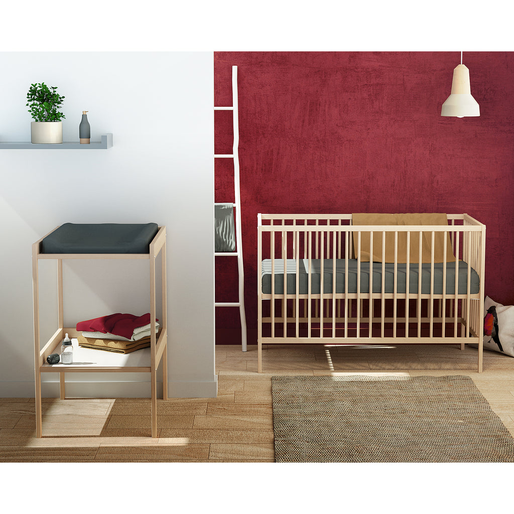 WEBABY - Table à Langer 1 étagère Hêtre Brut — Monptitlou
