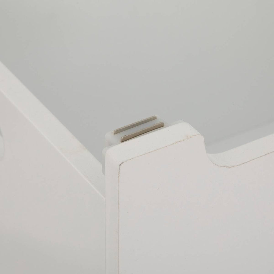 Coffre Enfant Renard - Bois et pin - Blanc - 53x54-5 cm — Monptitlou