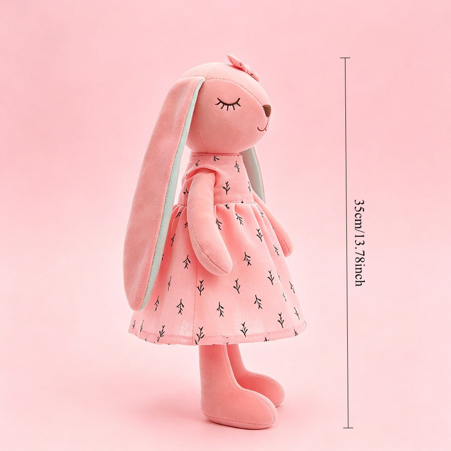Nouvelle Poupée en Peluche Lapin à Longues Oreilles Douce et Mignonne — Monptitlou