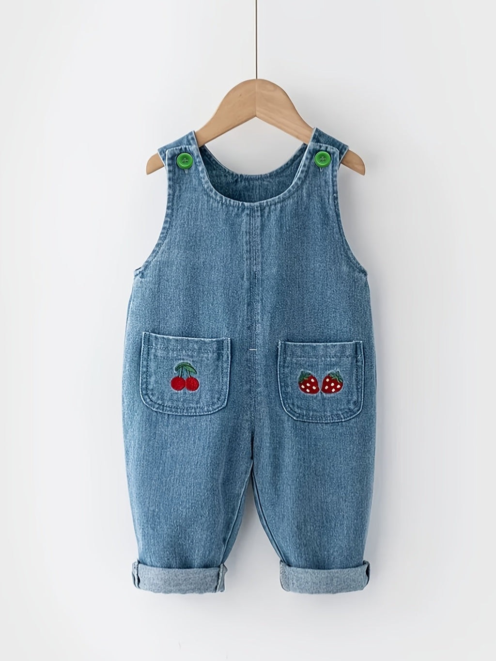 Salopette pour bébé et tout-petit, pantalon en denim — Monptitlou