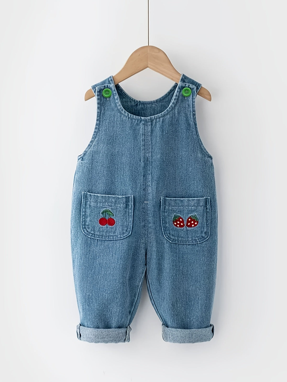 Salopette pour bébé et tout-petit, pantalon en denim — Monptitlou Image