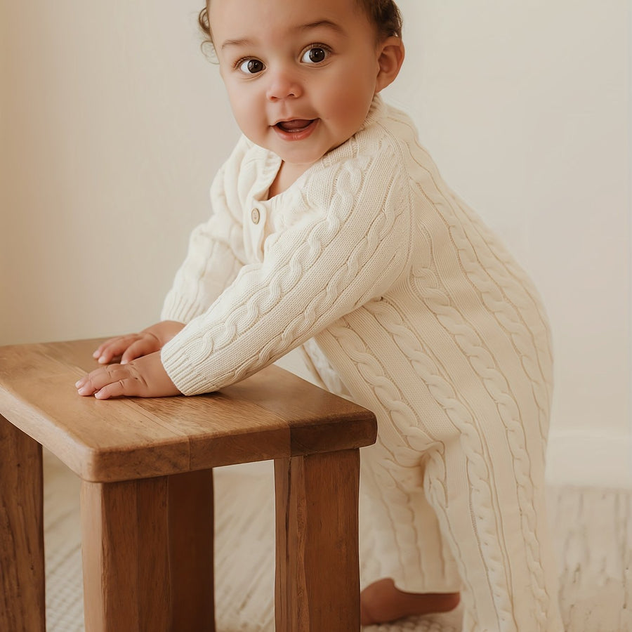 Pull Tricoté Pur Automne Hiver Bébé — Monptitlou