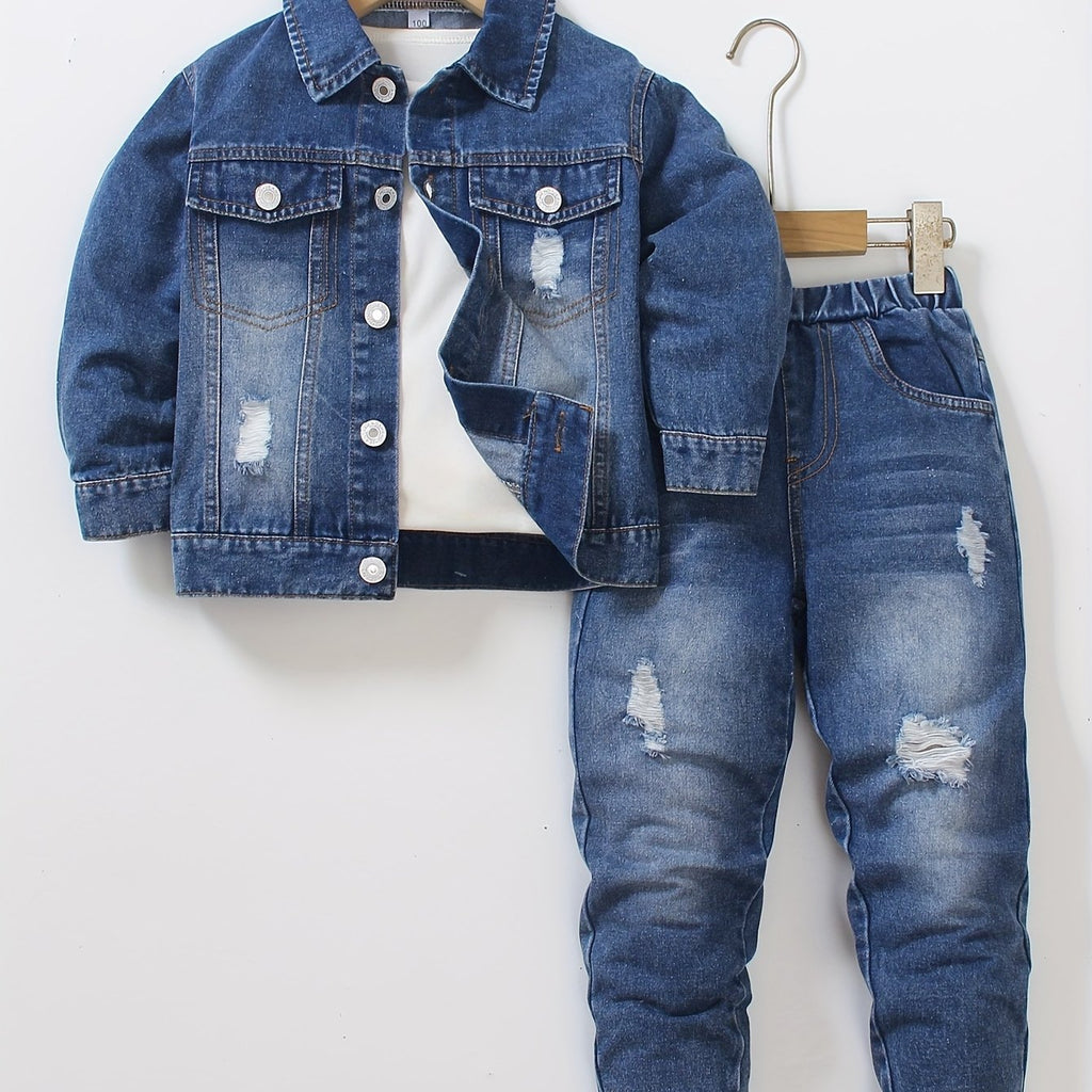 Ensemble 2 pièces : tenue décontractée à manches longues et pantalon — Monptitlou