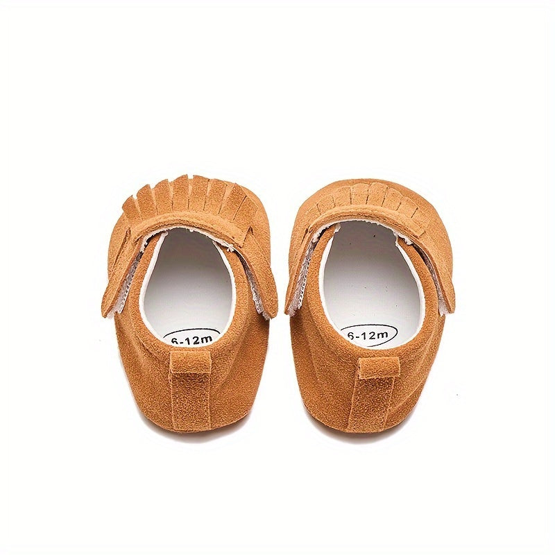 Chaussures de bébé à semelle souple en cuir véritable respirant — Monptitlou