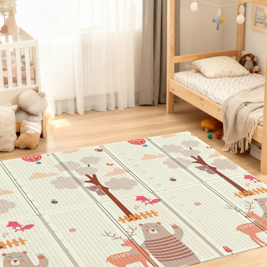 Tapis de jeu pour bébé - Tapis de jeu pliable pour bébé — Monptitlou