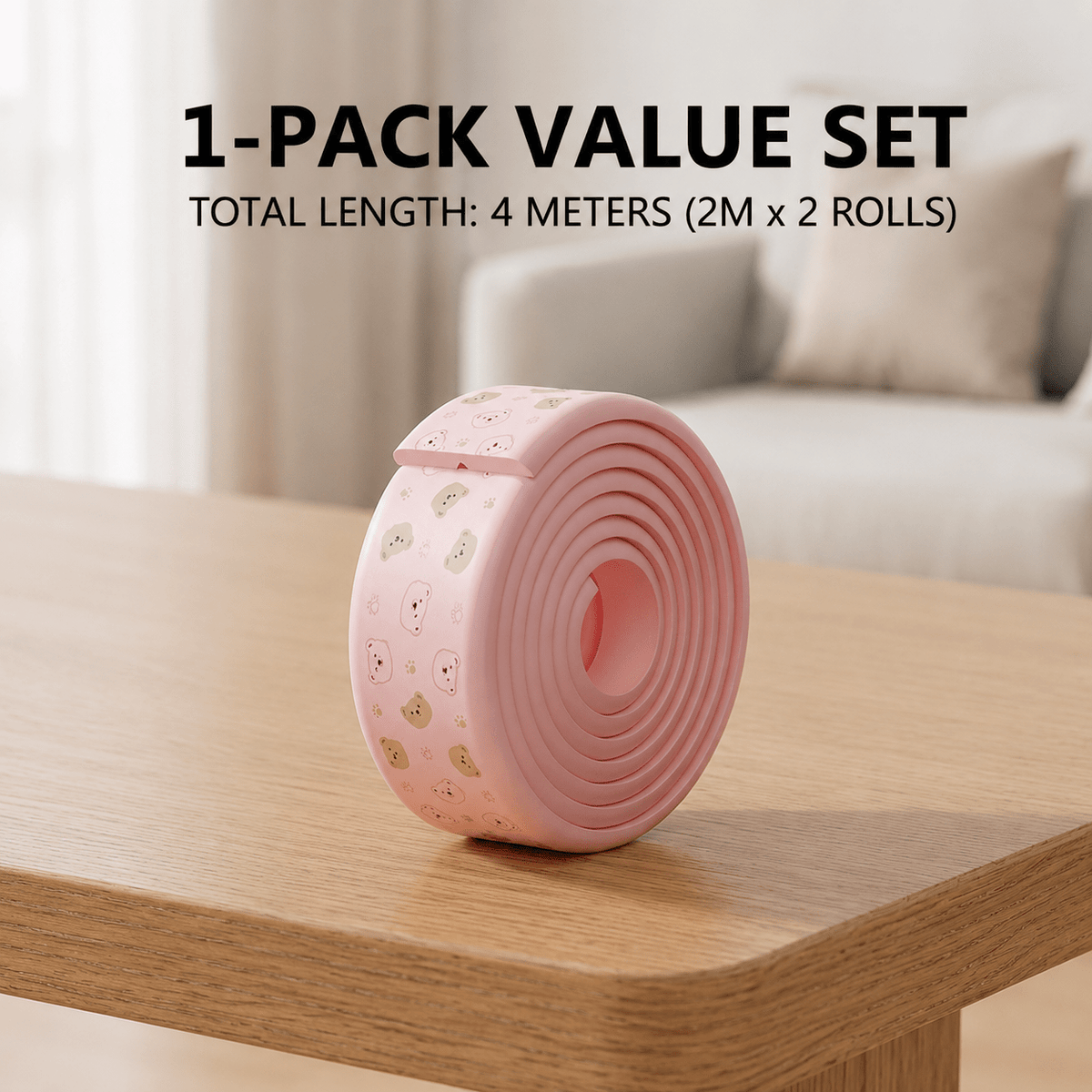 Protège-coins, coussin -collision épaissi pour tables — Monptitlou Image