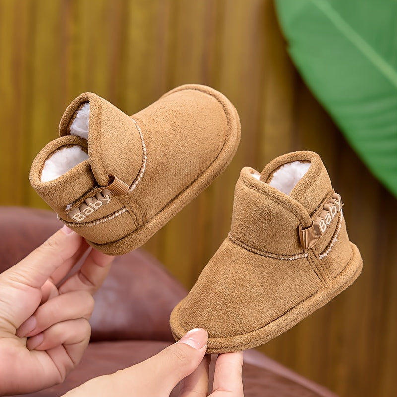 Bottes bébé hiver, chaudes et confortables, tendance, doublure polaire — Monptitlou