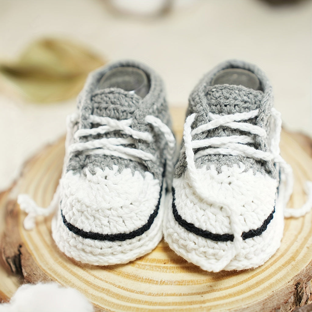 Chaussures Adorables pour Enfants Tricotées à la Main — Monptitlou