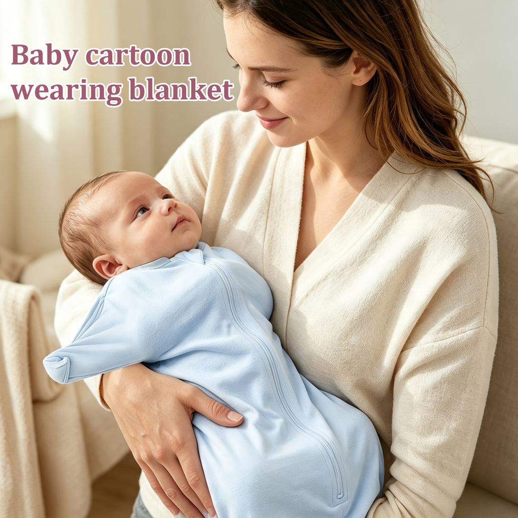 Sac de couchage lange pour bébé avec position mains en l'air — Monptitlou