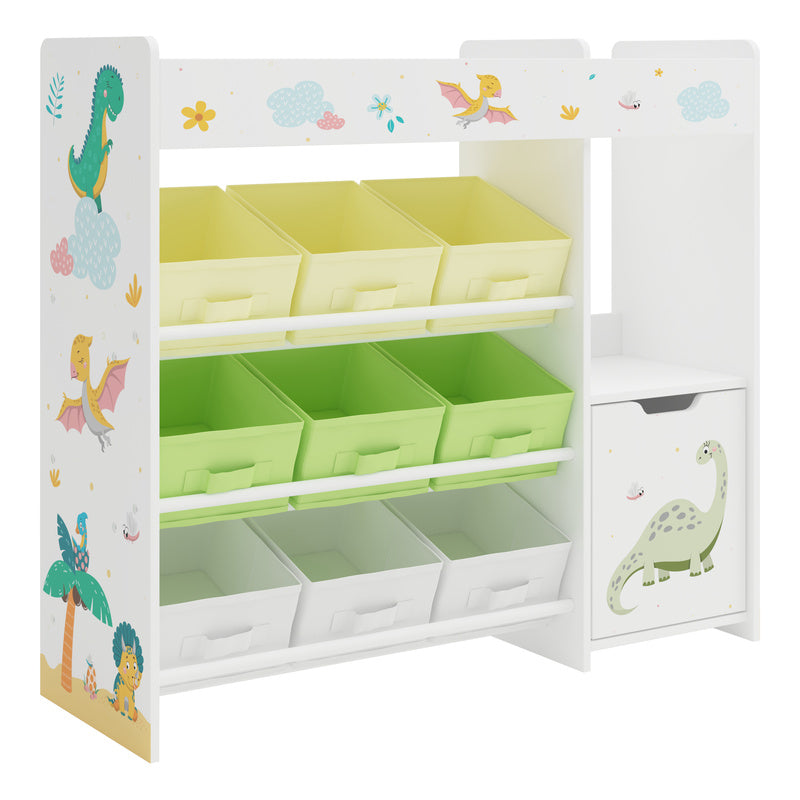 Étagère pour enfants 'Søndreland avec une seule porte d'armoire et 9 — Monptitlou