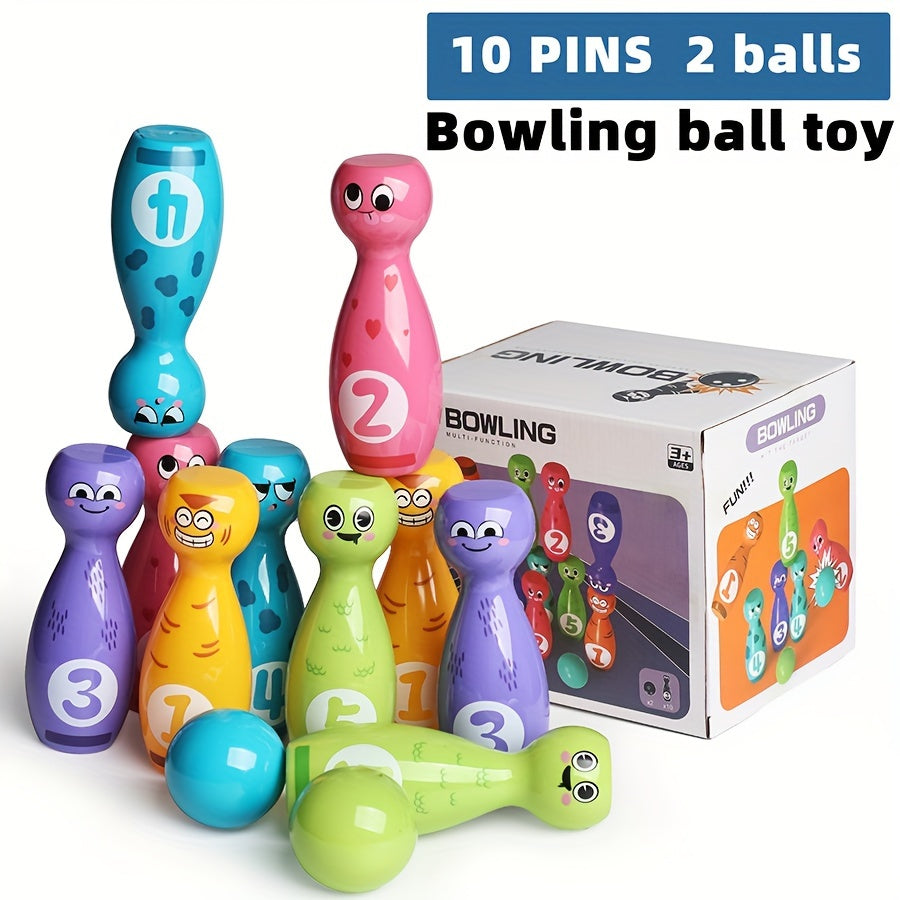 Jeu de Quilles pour Enfants avec Expressions Drôles — Monptitlou Image