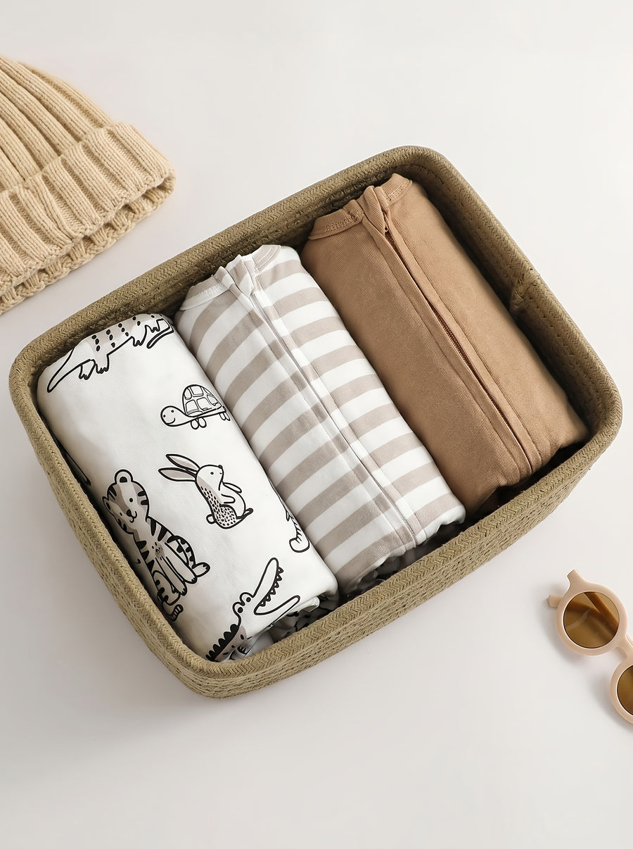 Ensemble de pyjama à pieds manches longues pour bébé nouveau-né — Monptitlou