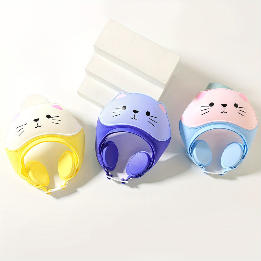 Bonnet de Bain Bébé Thème Chat Mignon 1PC — Monptitlou