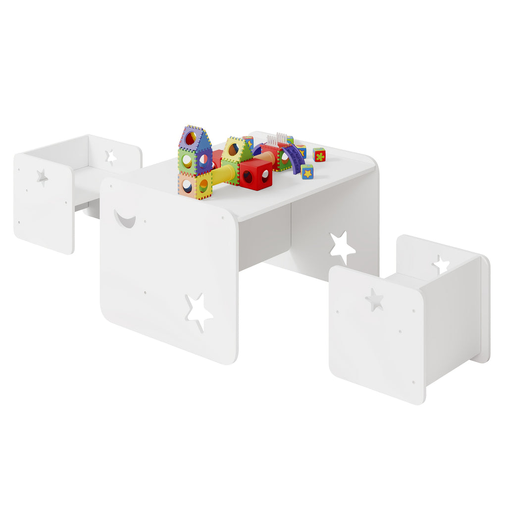 Table avec 2 chaises, set table et chaises, set d’assise — Monptitlou