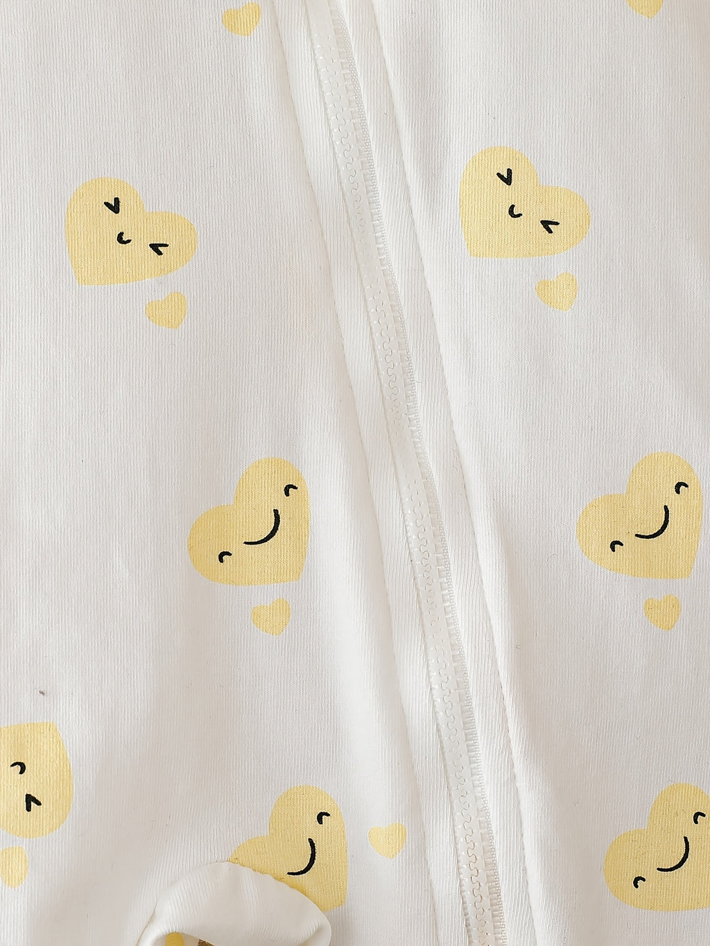 Bodies zippés à manches longues et pieds pour bébés filles — Monptitlou