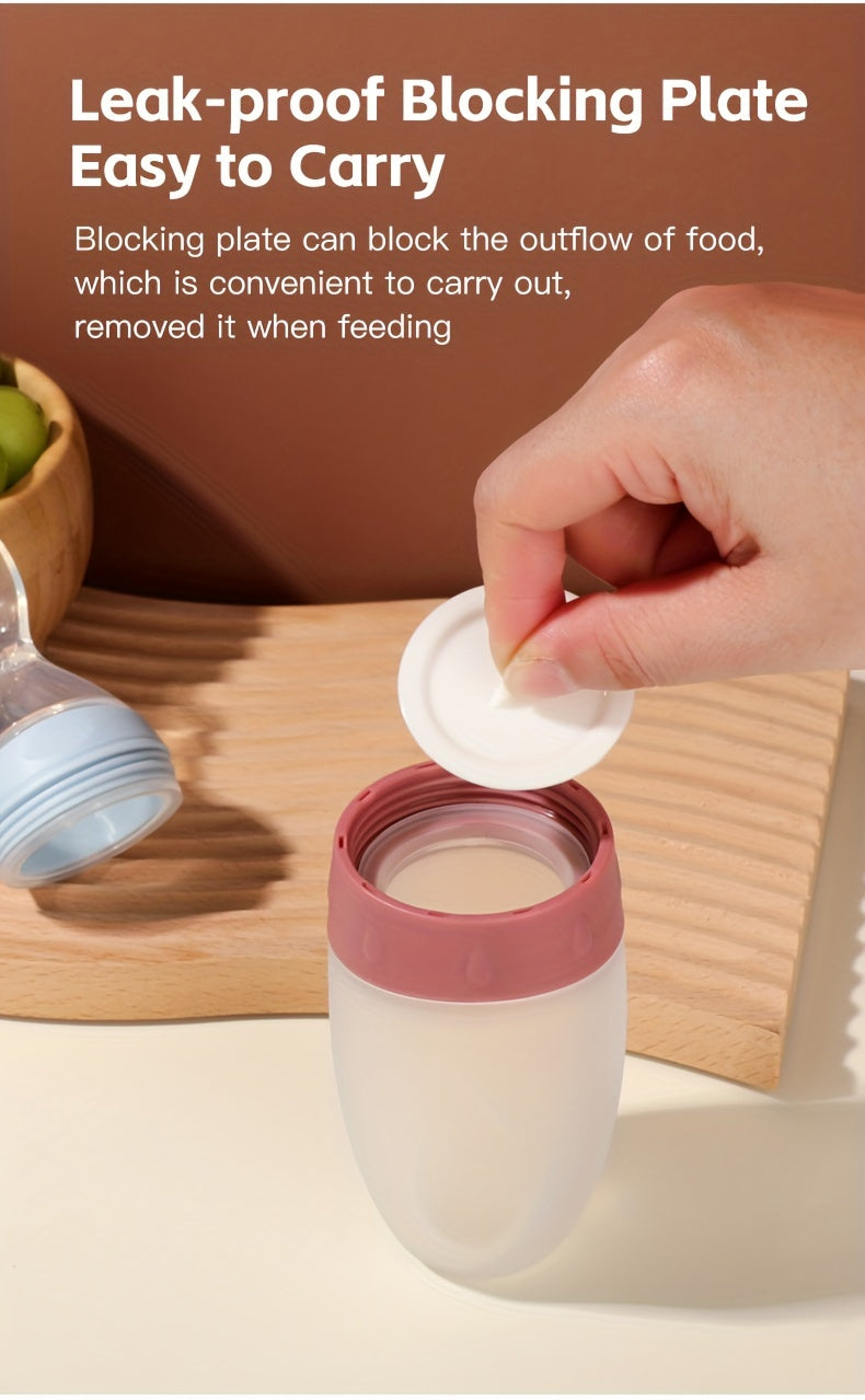 Biberon d'alimentation pour bébé en silicone liquide 100 ml/3 oz — Monptitlou