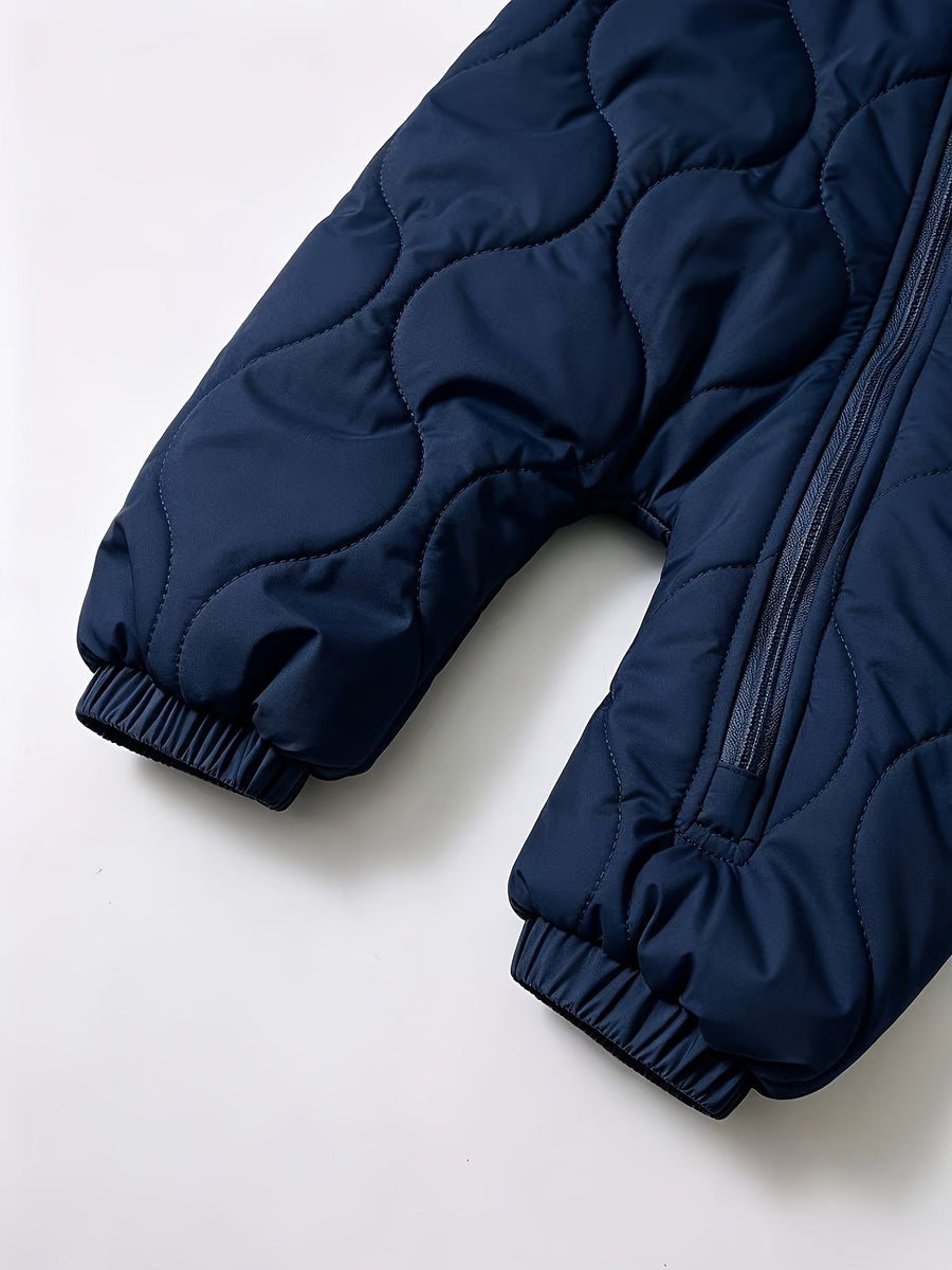 Combinaison d'hiver épaisse en polaire pour l'automne et l'hiver, résistante au froid, chaude, avec design oreilles mign
