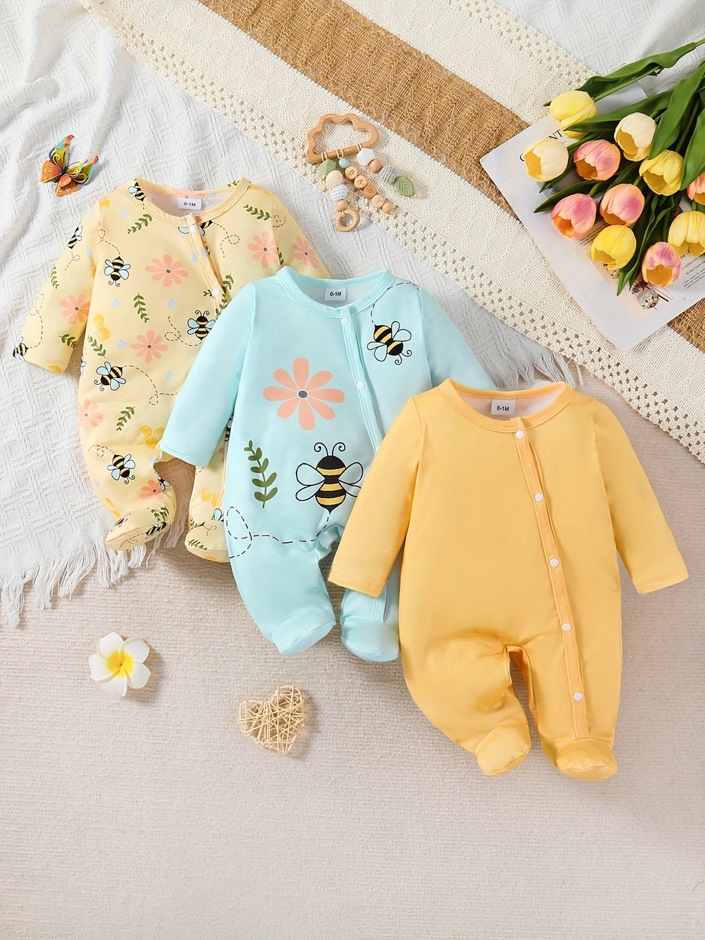 Ensemble Body Trois Pièces pour Filles, Idéal pour l'Extérieur — Monptitlou
