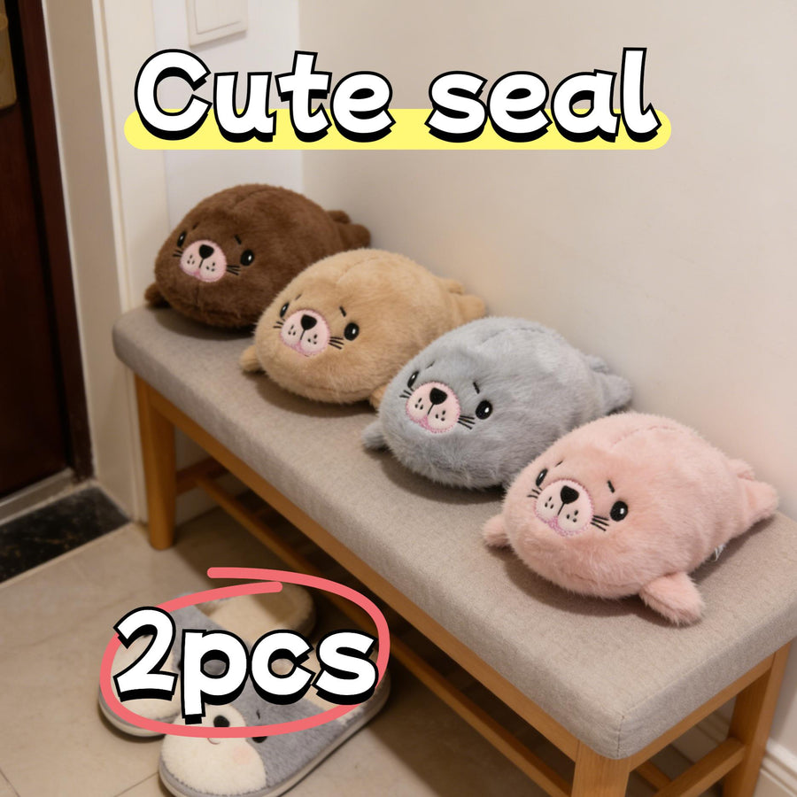 Peluches mignonnes de petit phoque, couleur aléatoire — Monptitlou
