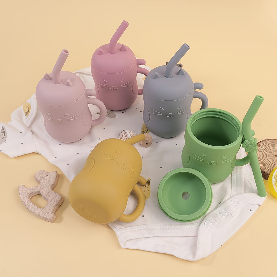 (Gatto) Tasse d'apprentissage pour tout-petits Cat — Monptitlou