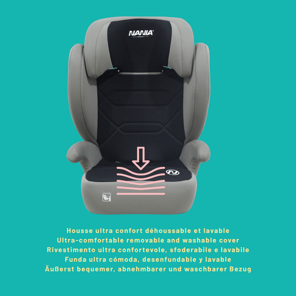 Siège auto enfant Isofix 2 EN 1 I-size 100-150 cm-Groupe 2/3- environ — Monptitlou