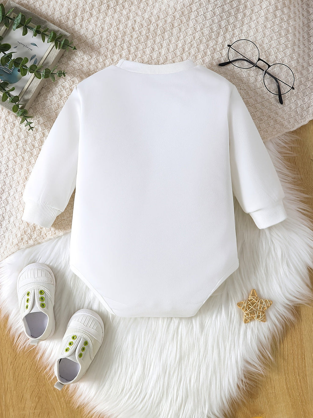 Combinaison Bébé, Grenouillère Bébé Unisexe Nouveau-né, Barboteuse Bébé Col Rond Ample, Tenue Bébé pour l'Extérieur