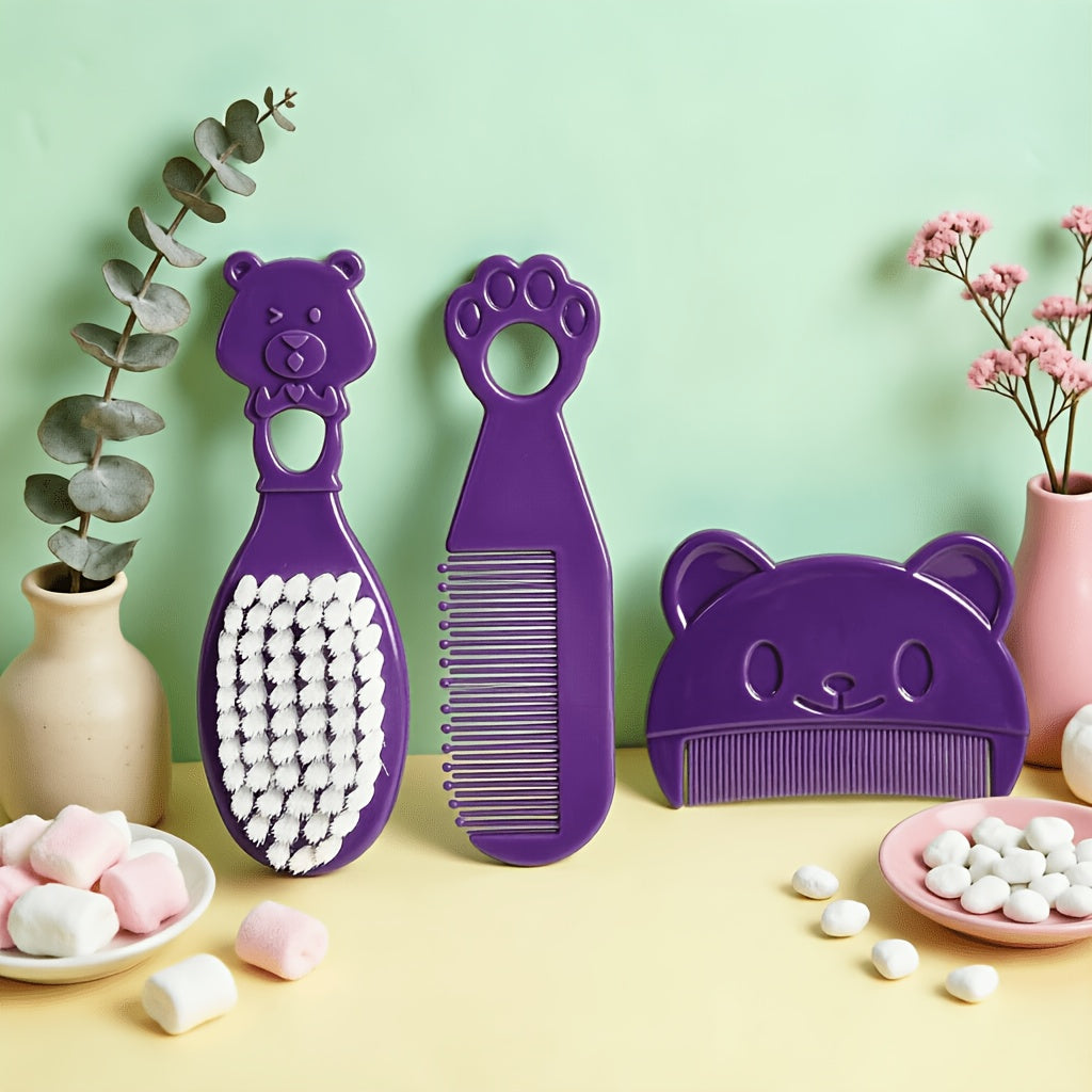 Brosse à cheveux bébé ours mignon — Monptitlou