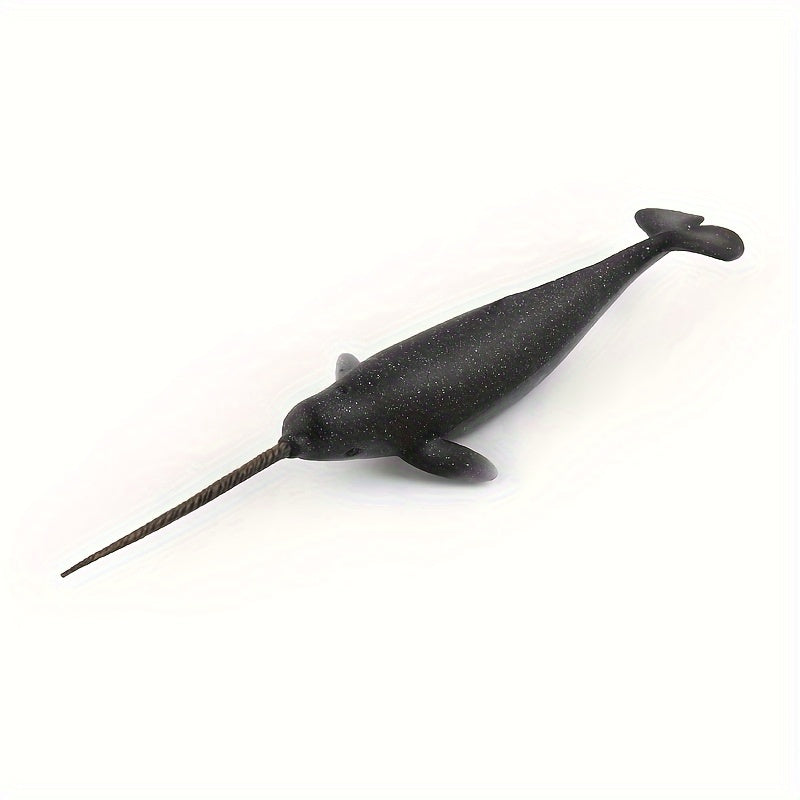 Modèles réalistes de baleines, baleine bleue, requin-baleine, narval — Monptitlou