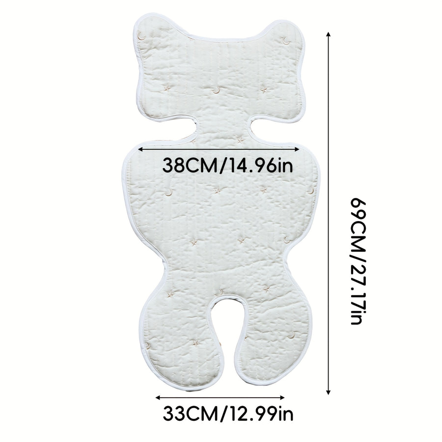Coussin de poussette bébé, doublure matelassée douce avec motifs de — Monptitlou