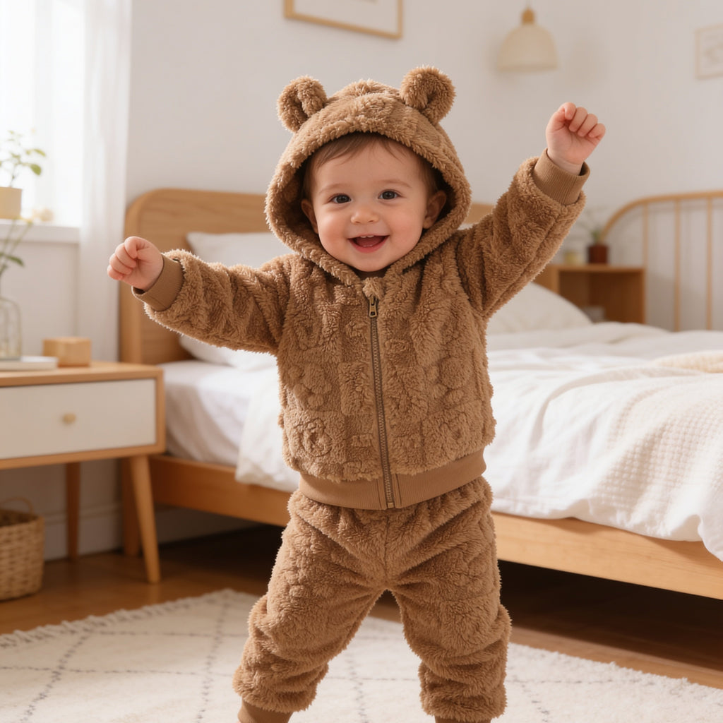 Ensemble d'automne-hiver pour bébé garçon comprenant une veste à — Monptitlou