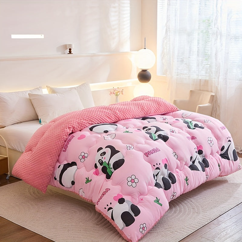 Ensemble de couette 3 pièces Panda Bébé Floral — Monptitlou