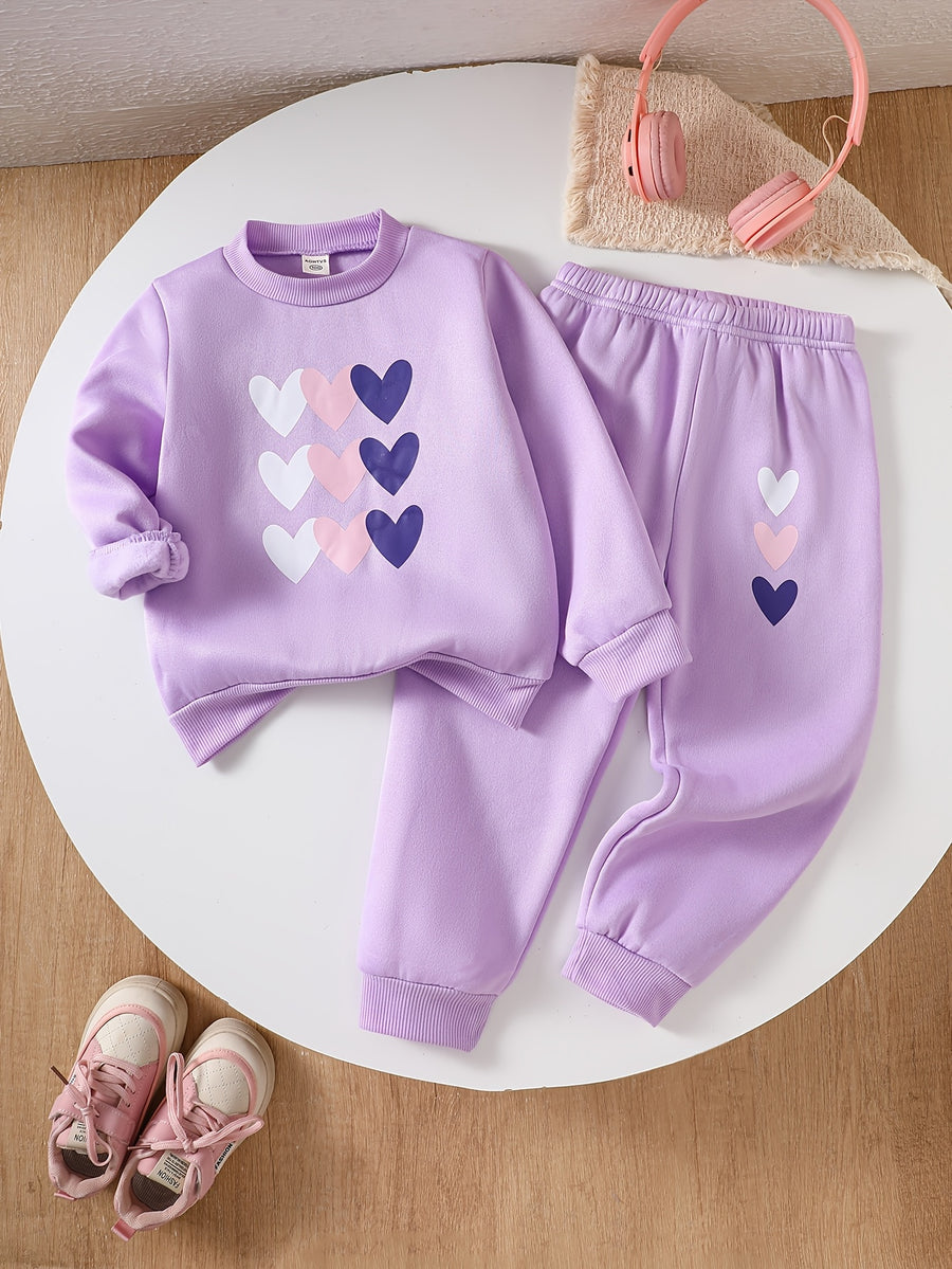 Ensemble 2 pièces. Sweatshirt à col ras du cou et pantalon long pour — Monptitlou