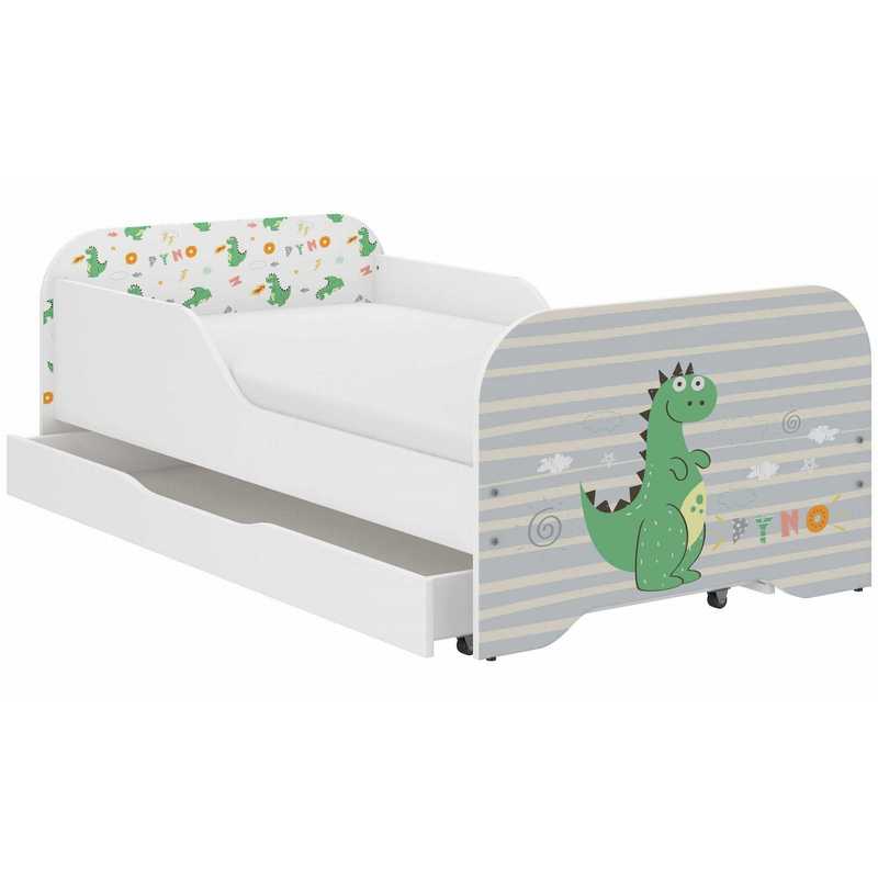 Lit Enfant MIKI 160x80 DINO — Monptitlou