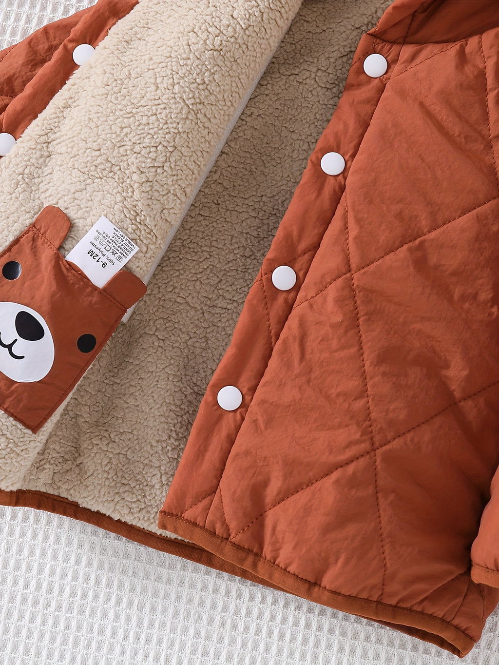 Vêtements pour bébé, Veste chaude à manches longues d'automne pour