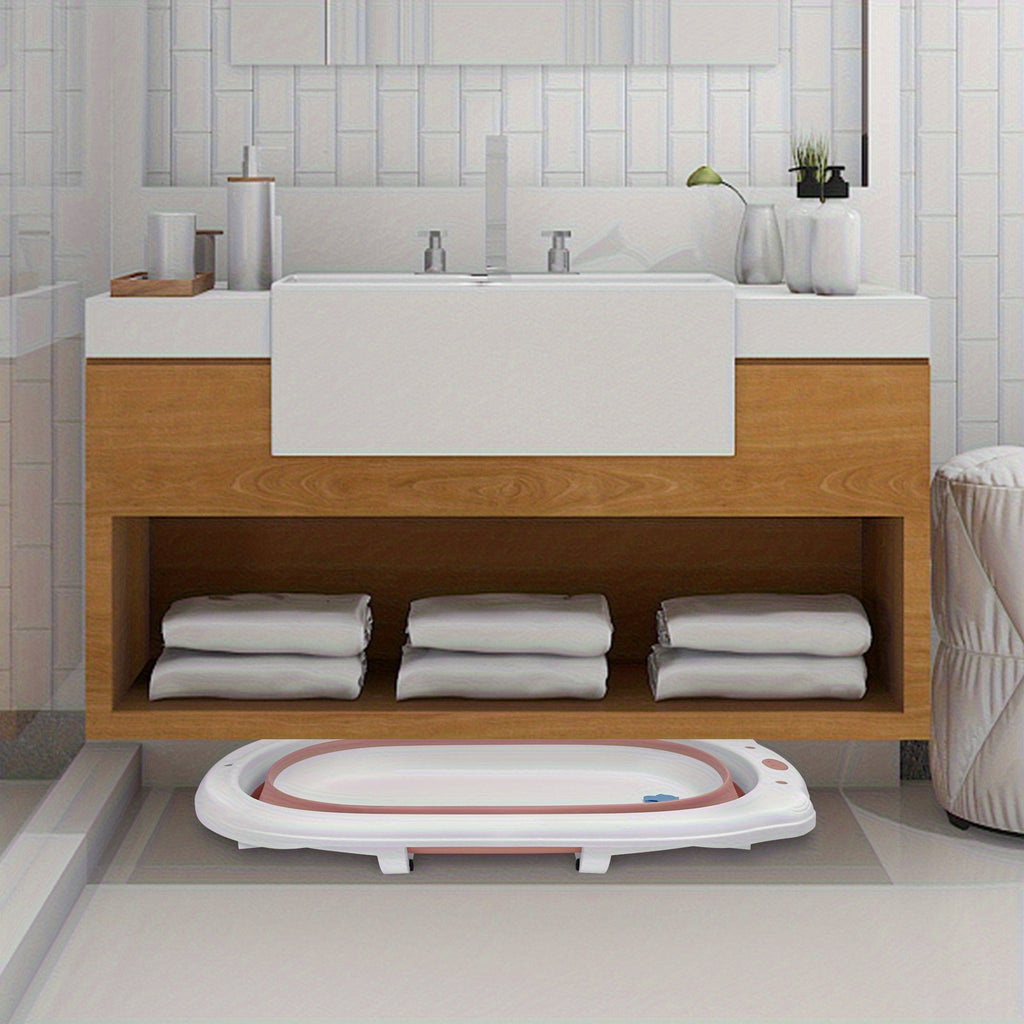 Baignoire pliable pour bébé avec coussin de bain — Monptitlou