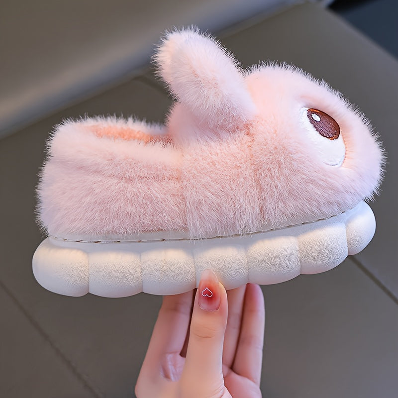 1 Paire de Pantoufles de Lapin en Peluche pour Jeunes — Monptitlou