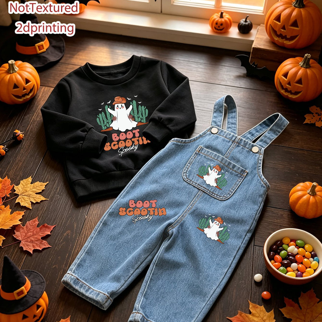 Ensemble 2 pièces Halloween pour bébé garçon, automne-hiver — Monptitlou