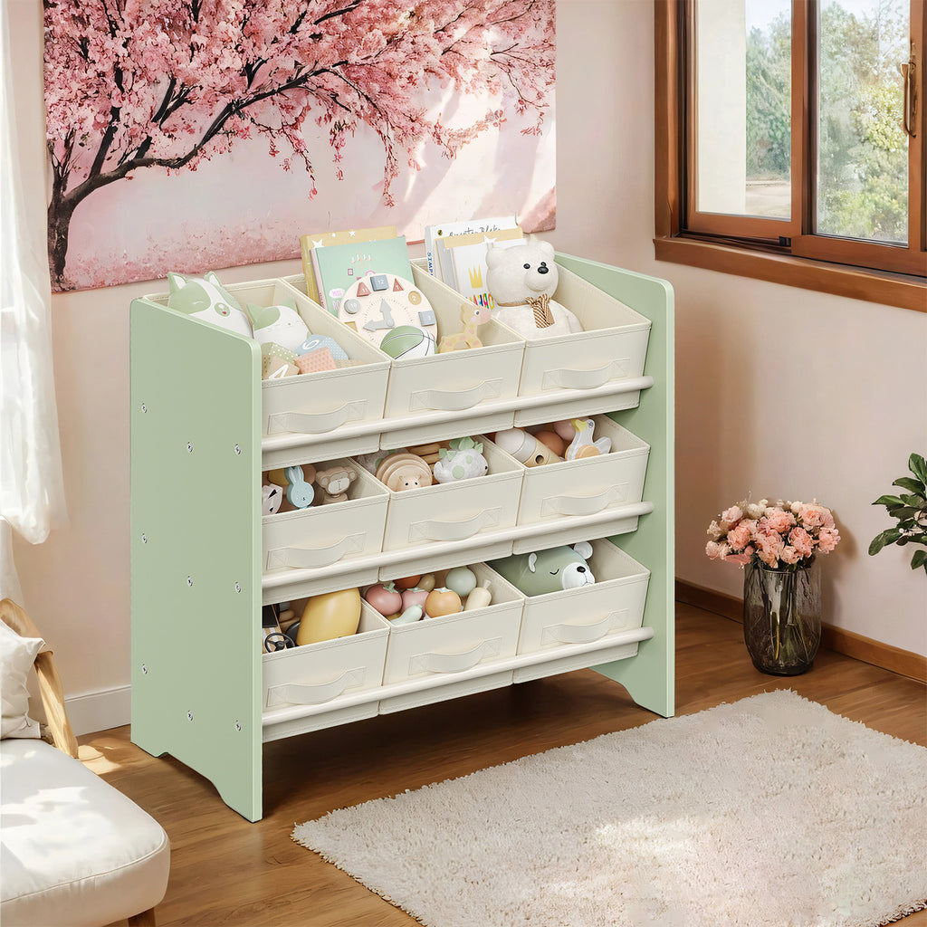 Étagère, 9 Boîtes de Rangement en Tissu Non-tissé, Spacieuse, photo 15
