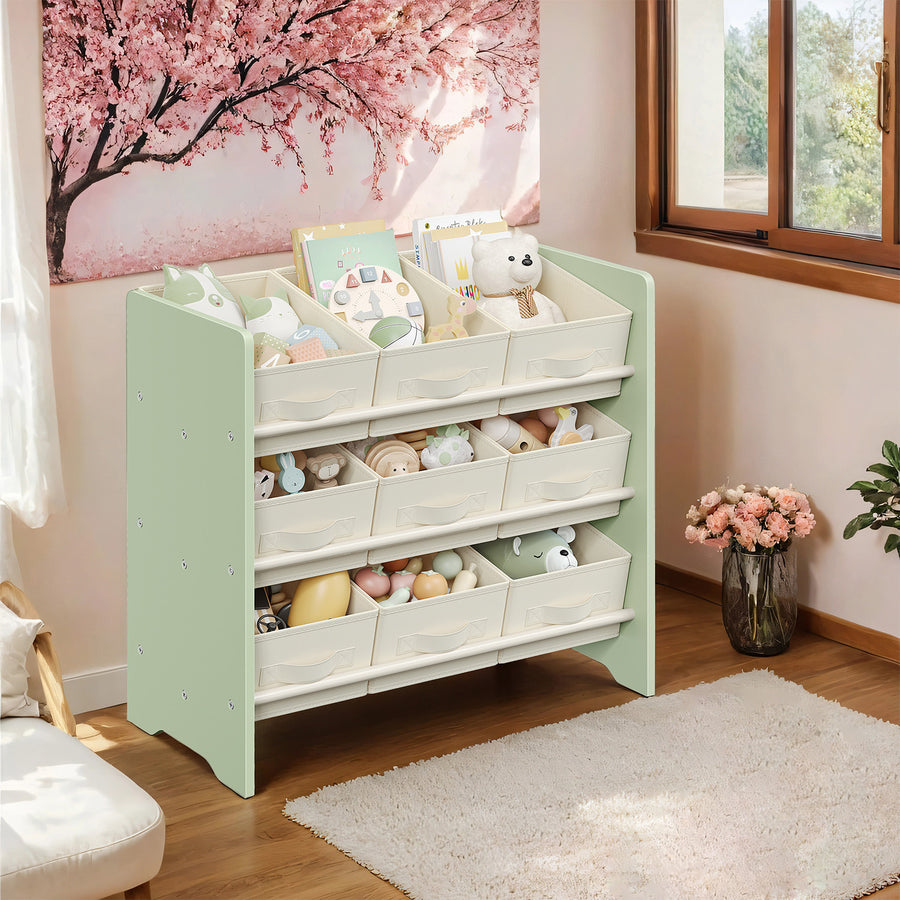 Étagère, 9 Boîtes de Rangement en Tissu Non-tissé, Spacieuse, photo 15