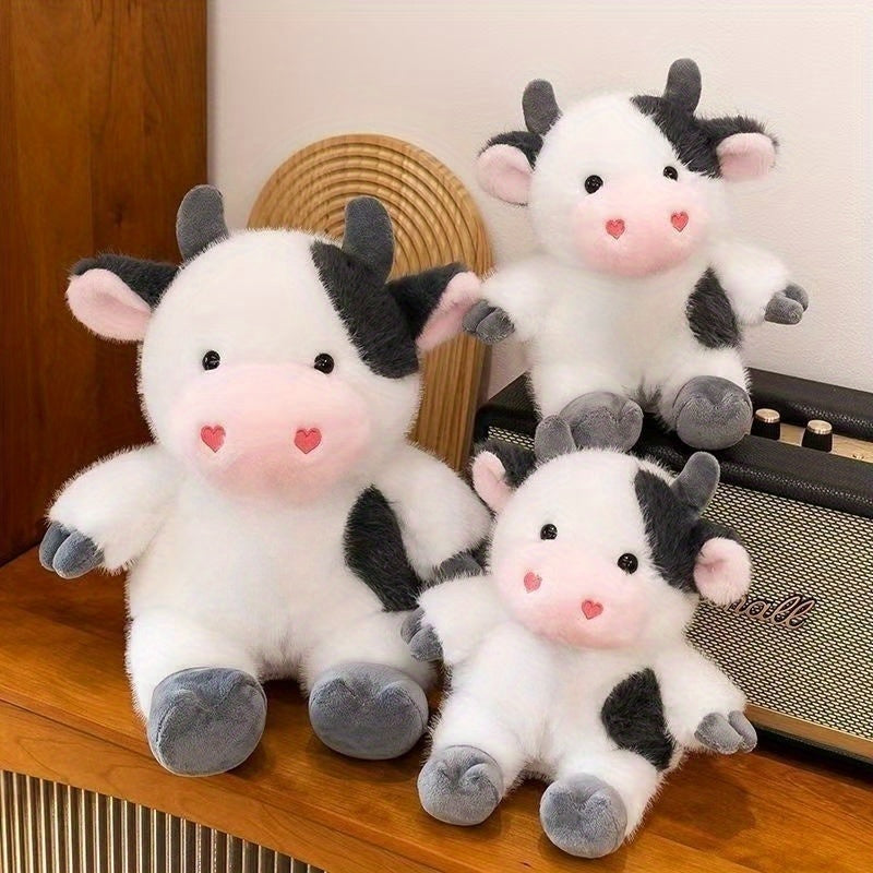 Grande peluche de vache Kawaii — Monptitlou