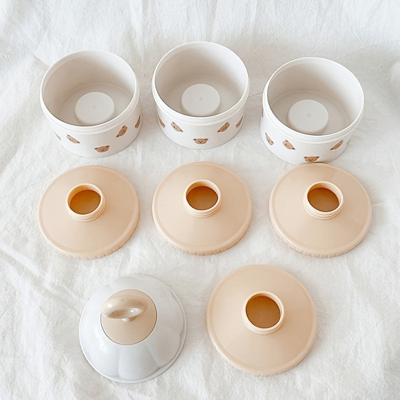 Distributeur de lait en poudre à 3 couches pour voyage et en déplacement, récipient de stockage de lait pour bébés, boît