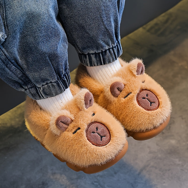 Chaussons en peluche pour enfants garçons et filles — Monptitlou